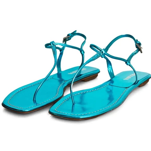 Prada sandal sz 39.5 - Picture 2 of 9